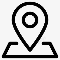 新的办公地点地图加号地点图标高清图片