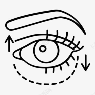 眼科手术整形手术大纲图标图标