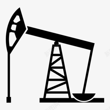 石油井架抽油机天然气图标图标