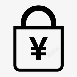 日本保险日元锁saanamak制造图标高清图片