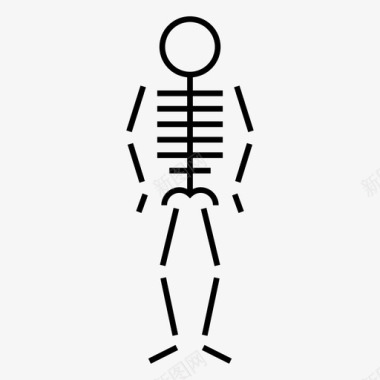 骨骼不人类图标图标