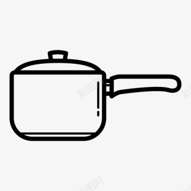 烹饪锅标记忽略图标图标