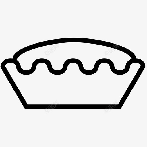 派甜点糕点图标svg_新图网 https://ixintu.com 吃 水果 派 甜点 糕点 糖果 蛋糕 面包 食物 饼干