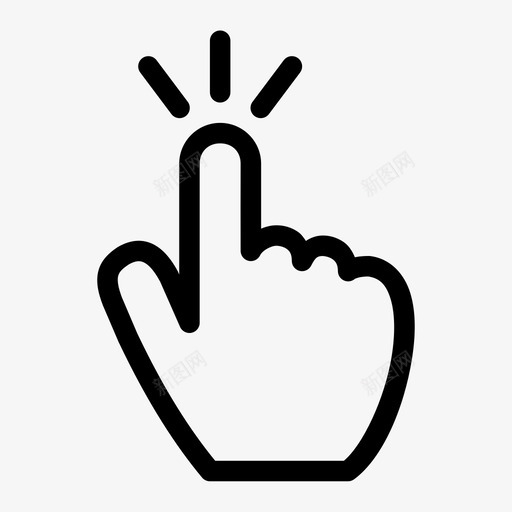 点击指针maudlin图标svg_新图网 https://ixintu.com maudlin 一个点击 克隆 手 手势 手指 指针 沿着 流行图标设置线 点击 粘液 衣服