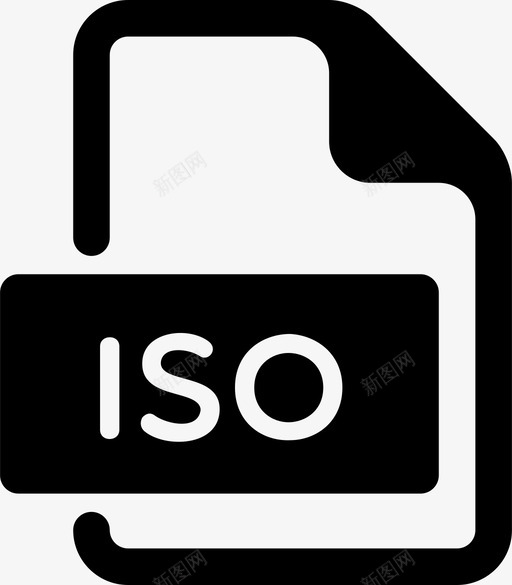 iso类型质量图标svg_新图网 https://ixintu.com iso isos 图像 存档 数据 文件 文件类型 文档 类型 质量