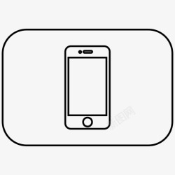 iphone白色iphone白色iphone智能手机apple图标高清图片