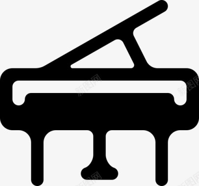 钢琴音响古典图标图标