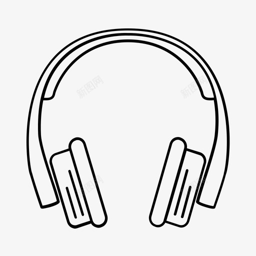 耳机电子产品音乐图标svg_新图网 https://ixintu.com 声音 歌曲 电子产品 电子产品和电器 耳机 选择 音乐 音量