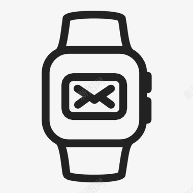 smartwatch邮件plus通知图标图标