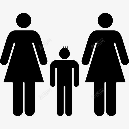 女人和一个男孩结婚人们家庭偶像图标svg_新图网 https://ixintu.com 人们 女人和一个男孩结婚 家庭偶像