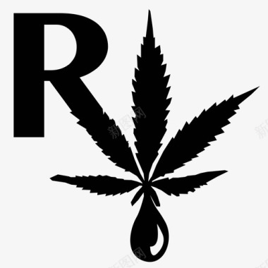 大麻油医用大麻图标图标