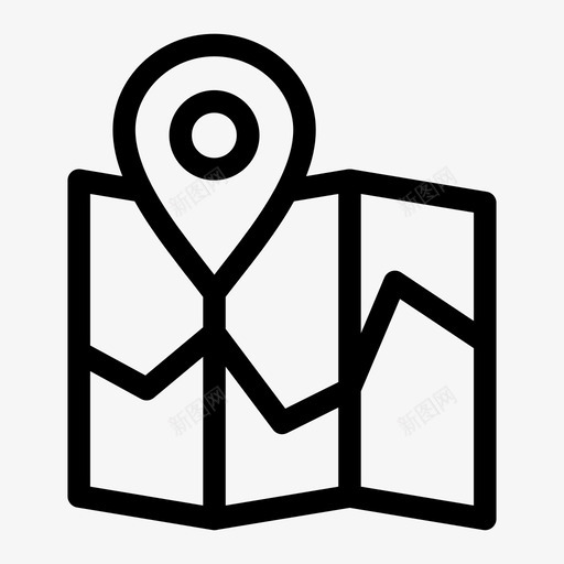 地图标牌加号svg_新图网 https://ixintu.com gps 信号 加号 另一个 地图 定位 导航 小册子 支票 标牌
