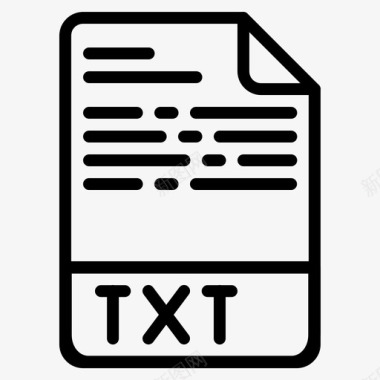 文件txt文本图标图标
