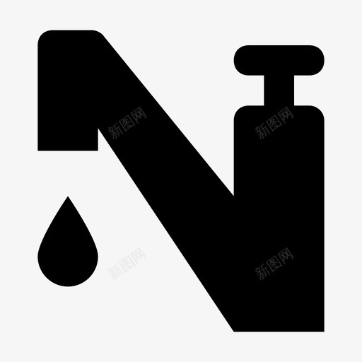 水龙头浴室水槽家用水龙头图标svg_新图网 https://ixintu.com 供水 厨房五金 室内洗涤 家用水龙头 家用电器材料设计图标 水龙头 浴室水槽 饮水机