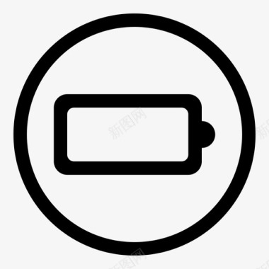 没电电池空电池图标图标