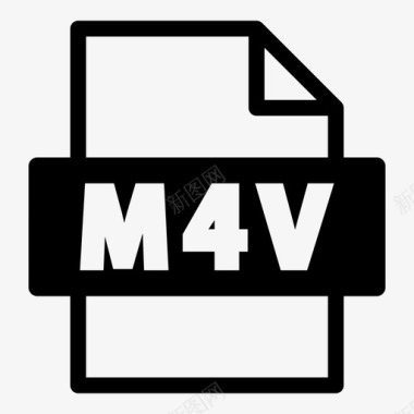 m4v文件格式nope接口图标图标