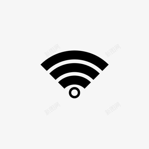 wifiwifi网络接收图标svg_新图网 https://ixintu.com wifi wifi网络接收