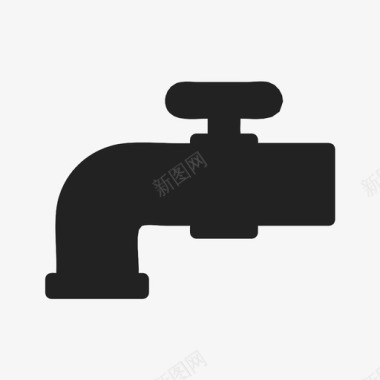 水龙头水管水槽图标图标