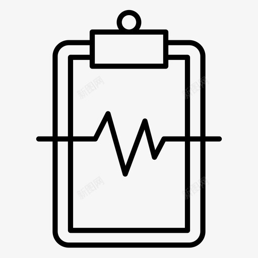 医疗报告记录注释图标svg_新图网 https://ixintu.com 健康 医学图标 医疗报告 医院 材料 注意 注释 记录 调查