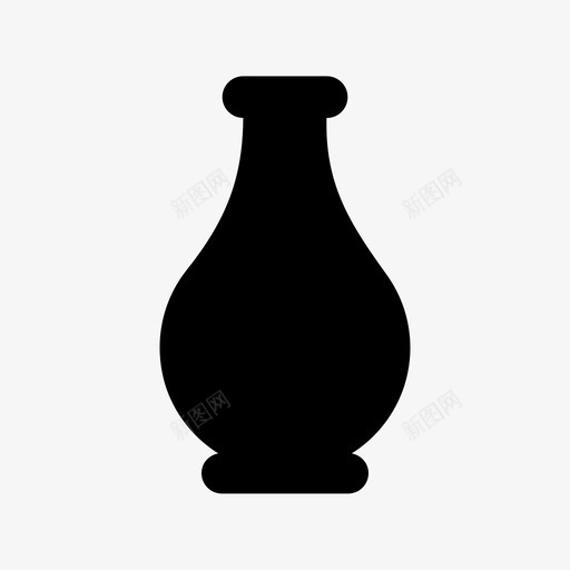花瓶地板花瓶掌柜图标svg_新图网 https://ixintu.com 地板花瓶 家具材料设计图标 掌柜 碗 空的内部 罐子 花瓶 花盆 装饰