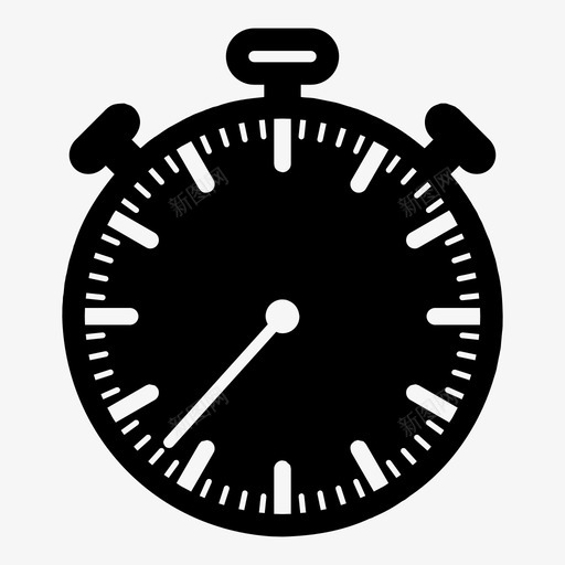 秒表37时钟持续时间图标svg_新图网 https://ixintu.com 固体收集 持续时间 时钟 时间 秒数 秒表37 计时器