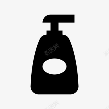 洗发水淋浴液体瓶图标图标
