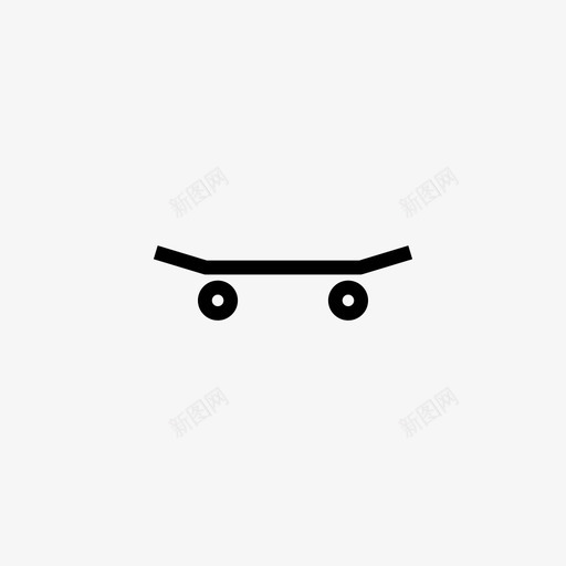 滑板两个轮子技巧图标svg_新图网 https://ixintu.com 两个轮子 小简单 工艺 技巧 游戏 滑板 玩具 艺术 运动