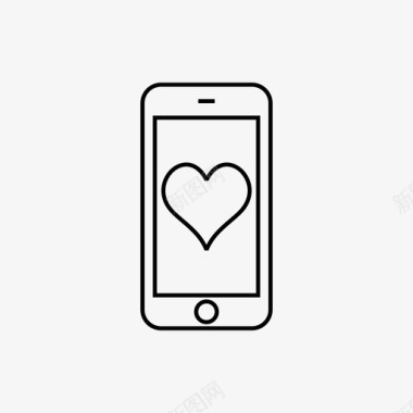 智能手机心脏速率推迟图标图标