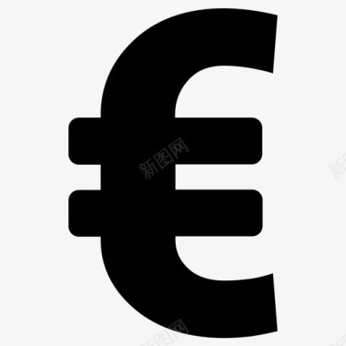 欧元贸易货币价格图标图标