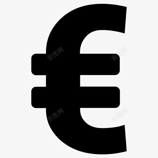欧元贸易货币价格图标svg_新图网 https://ixintu.com 价格 多国货币 欧元 欧洲货币 海外货币 货币兑换 购买 贸易货币 金融
