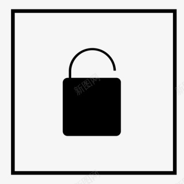 解锁锁定安全保护图标图标
