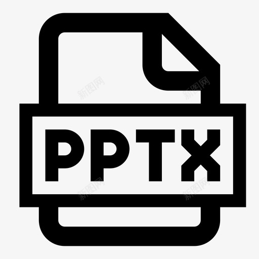 pptx文件推迟演示文稿图标svg_新图网 https://ixintu.com powerpoint文件 pptx文件 加上 推迟 文件扩展名 文件类型 更多 添加 演示文稿 签名