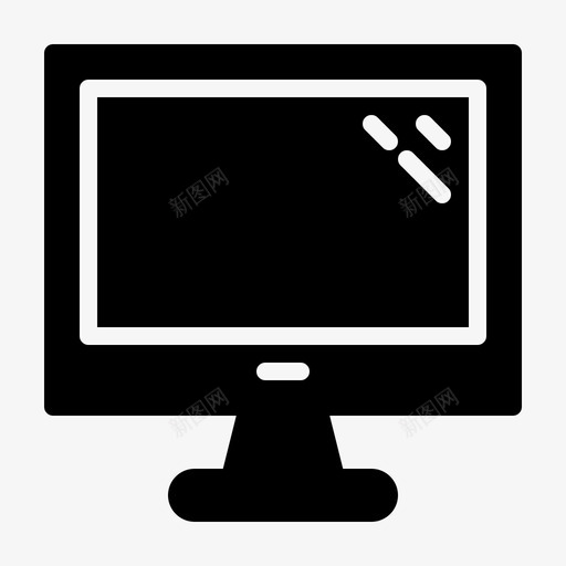显示器视图电视图标svg_新图网 https://ixintu.com 小工具 屏幕 手表 显示器 消费电子产品 电子产品 电视 硬件 视图 计算机 设备