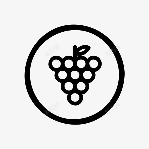 葡萄葡萄酒葡萄园图标svg_新图网 https://ixintu.com 十二生肖 开始 开放 板条箱 水果 紫色 葡萄 葡萄园 葡萄酒 运输 集群
