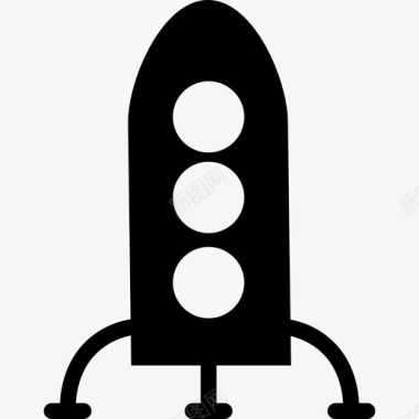 太空火箭运输空间图标图标