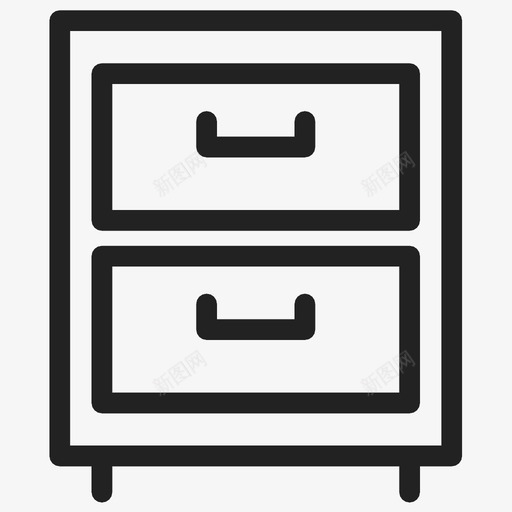 架子盒子数据图标svg_新图网 https://ixintu.com 支架 数据 文件 文件夹 架子 盒子