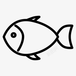 平面湖鱼水族馆吃的图标高清图片