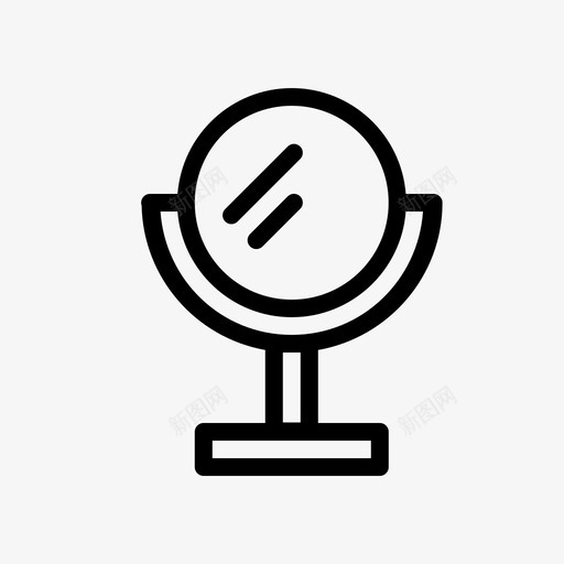 镜子出售沙龙图标svg_新图网 https://ixintu.com 不 举行 出售 化妆 化妆品 大胆 护理 沙龙 美容 美容和化妆 镜子 黄金