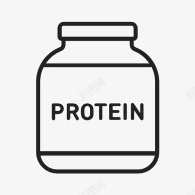 蛋白质罐图标图标