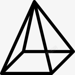 geometry金字塔形状piramid图标高清图片