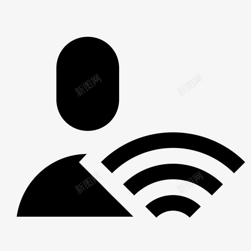 用户wifi已售出nope图标svg_新图网 https://ixintu.com nope 保留 已售出 应用程序 无线 用户wifi 用户界面vol4solid 界面 粗体 金色