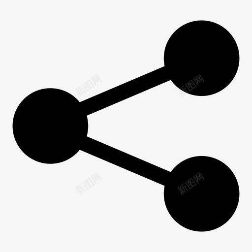 共享社交链接图标svg_新图网 https://ixintu.com internet 上载 下载 共享 字形1用户界面 数据 社交 组 连接 链接
