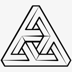 里德埃舍尔三角形角度几何图标高清图片
