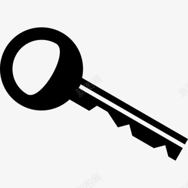 现代钥匙工具安全基本图标图标