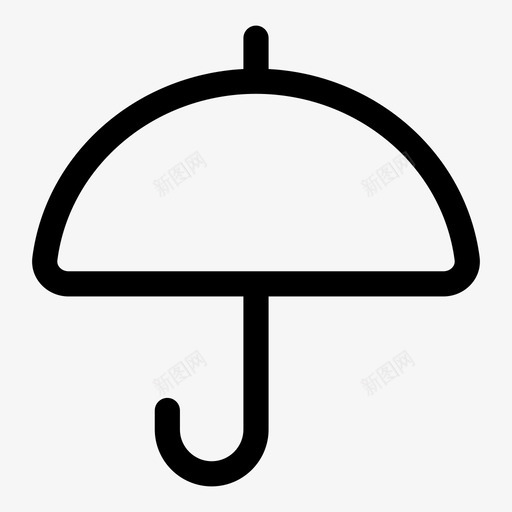 伞遮住保护图标svg_新图网 https://ixintu.com 伞 保护 保持干燥 安全 概述用户界面 遮住 遮蔽 防雨