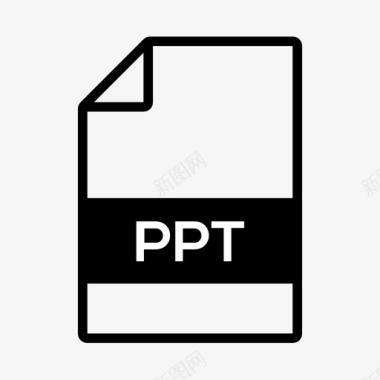 ppt格式文档格式图标图标
