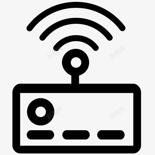 wifi广播已连接图标svg_新图网 https://ixintu.com wifi 传感器 发射机 已连接 广播 收音机 网络 网络集线器 麦克风