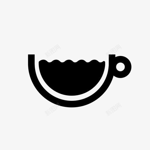 茶杯咖啡陶器图标svg_新图网 https://ixintu.com 厨房 咖啡 小熊 手 茶杯 陶器