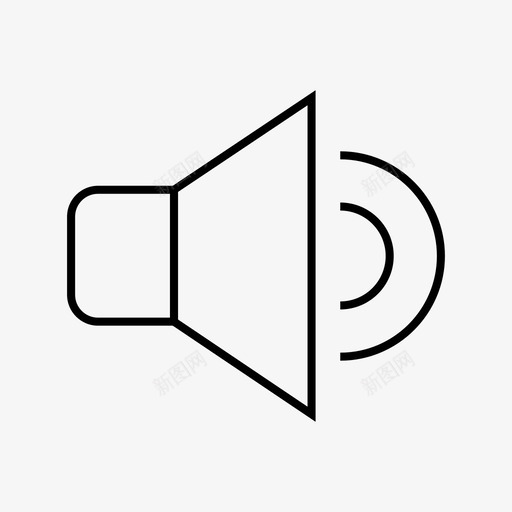 扬声器声音已售出图标svg_新图网 https://ixintu.com 保持 否 噪音 声音 已售出 扬声器 粗体 金色 音量 音频