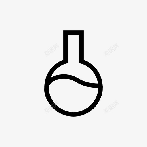 圆瓶对象材料图标svg_新图网 https://ixintu.com 化学 圆瓶 实验 实验室 对象 展示件 材料 烧杯 物品 科学 项目